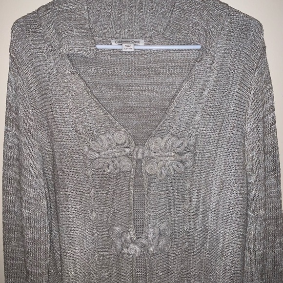 EUC Coldwater Sparkly Embroidered Sweater - Picture 3 of 4